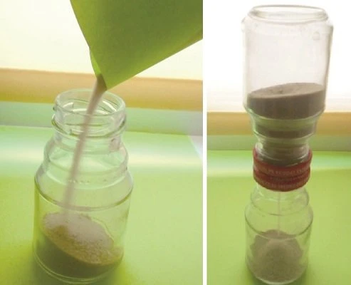 Пісковий годинник і календар: виготовляємо власноруч Пісковий годинник і календар: виготовляємо власноруч