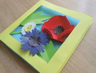 Об’ємна листівка: подарунок власноруч Об’ємна листівка: подарунок власноруч