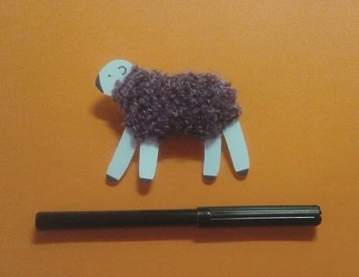 Майстер-клас для дітей «Дерево бажань» Овечка з ниток