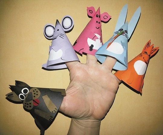 Пальчиковий театр у техніці паперопластики Пальчиковий театр у техніці паперопластики