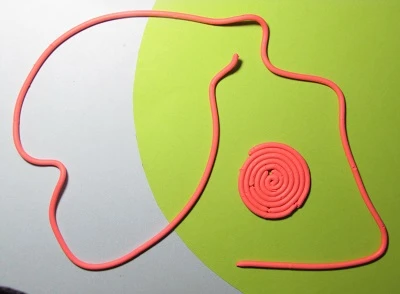 Пластилінографія в ДНЗ - джгутики Пластилінографія в ДНЗ - джгутики