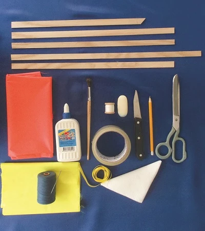 Як зробити повітряного змія своїми руками - матеріали