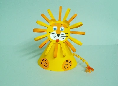 Іграшки з паперу власноруч Іграшки з паперу своїми руками - лев