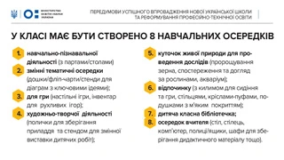8 навчальних осередків СКАЧАТИ 8 навчальних осередків у класі початкової школи