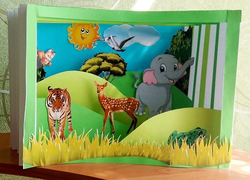 Техніка паперовий тунель | tunnel book | крок 12 Техніка паперовий тунель | tunnel book | крок 12