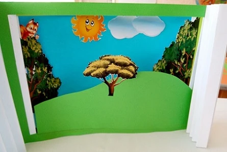 Техніка паперовий тунель | tunnel book | крок 7 Техніка паперовий тунель | tunnel book | крок 7