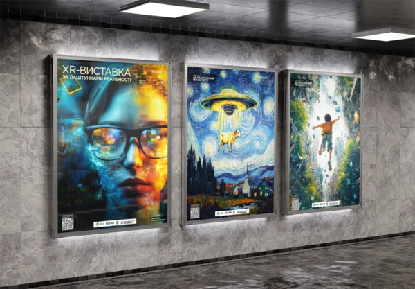 Проведення XR-виставки про медіаграмотність